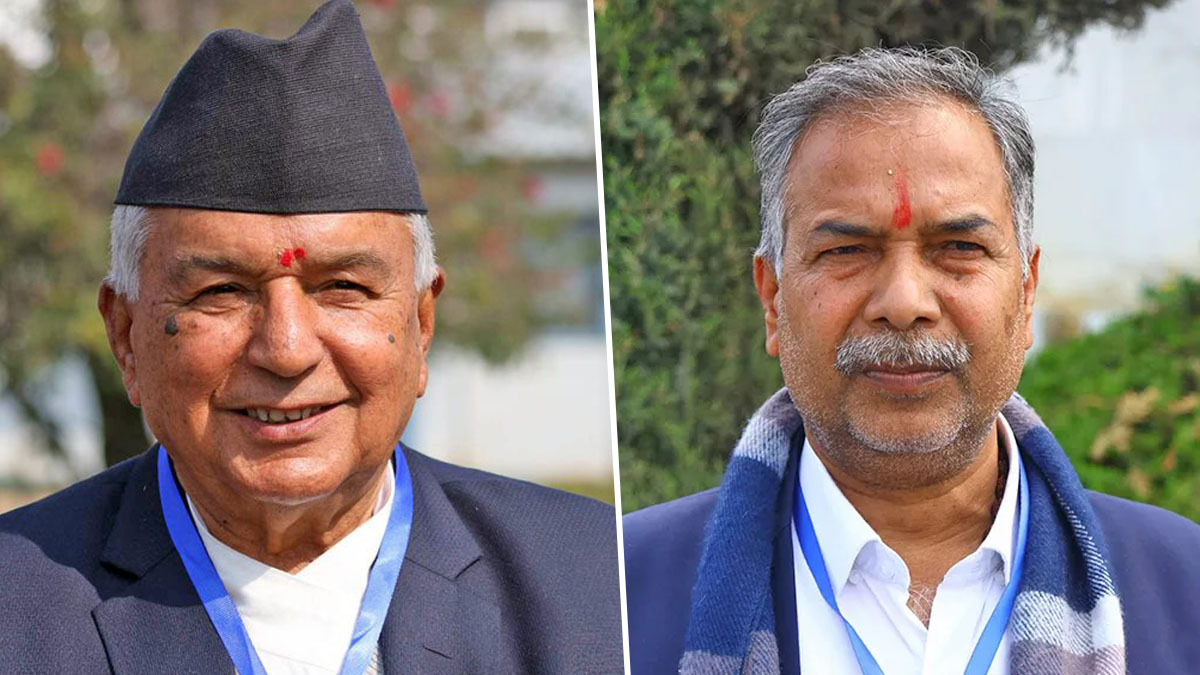 राष्ट्रपति पाैडेललाई भेट्न अस्पताल पुगे उपराष्ट्रपति यादव